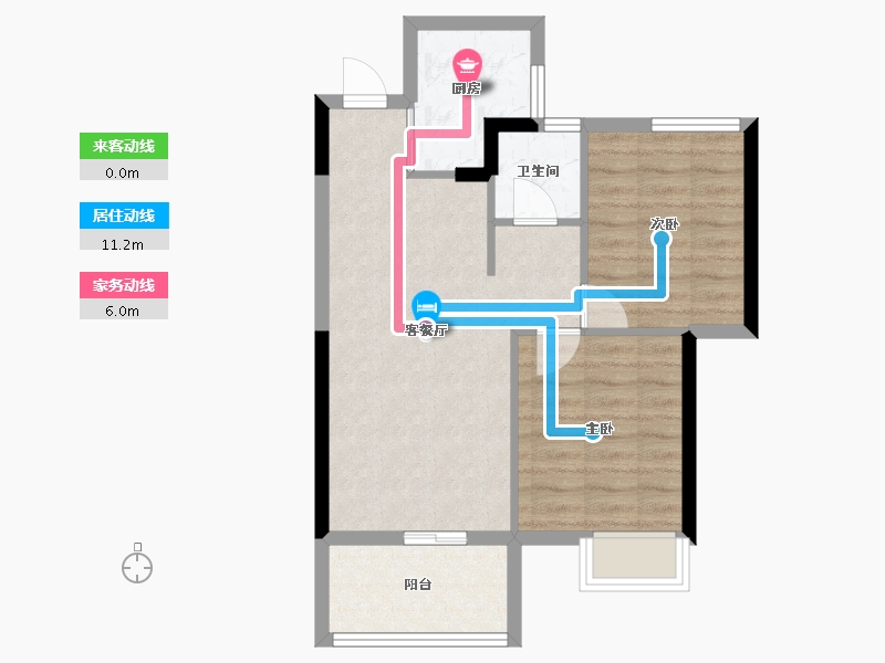 福建省-福州市-中建岳前雅居-58.22-户型库-动静线