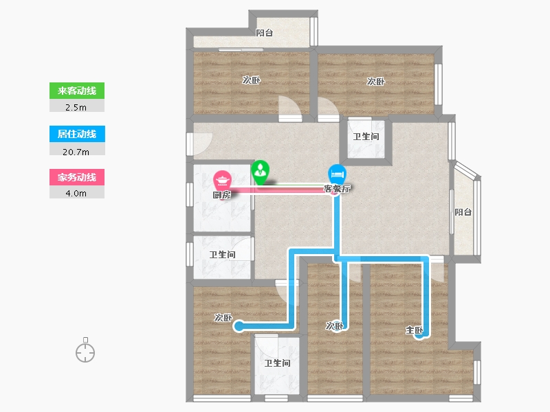 广东省-深圳市-东悦名轩-95.50-户型库-动静线