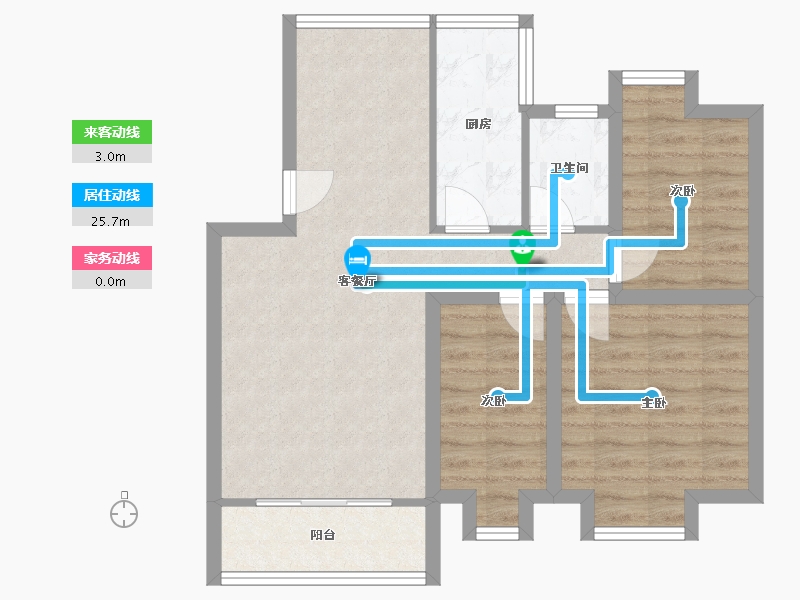 广东省-深圳市-新时速嘉园-69.29-户型库-动静线