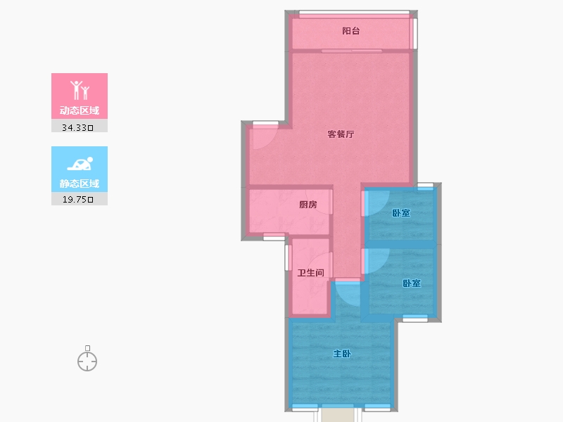 广东省-深圳市-御海新苑-46.95-户型库-动静分区