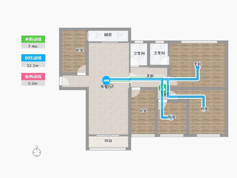 广东省-深圳市-天源大厦-112.02-户型库-动静线