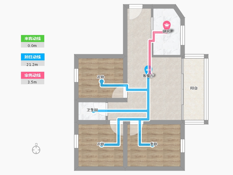 广东省-深圳市-前海花园-50.22-户型库-动静线