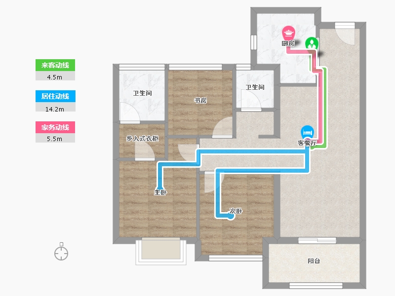 福建省-福州市-水晶榕著-73.31-户型库-动静线