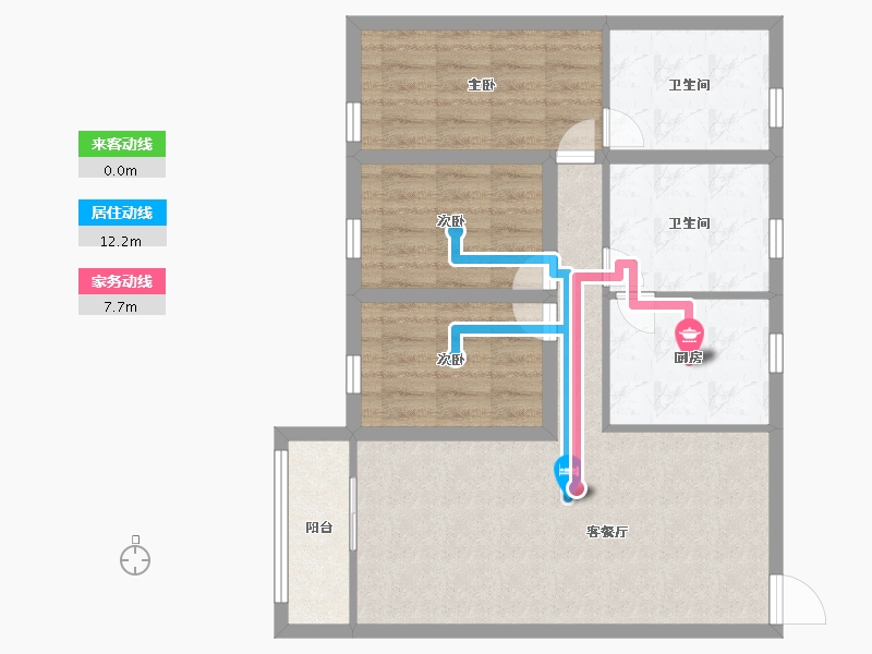 广东省-深圳市-欧意轩花园-75.99-户型库-动静线