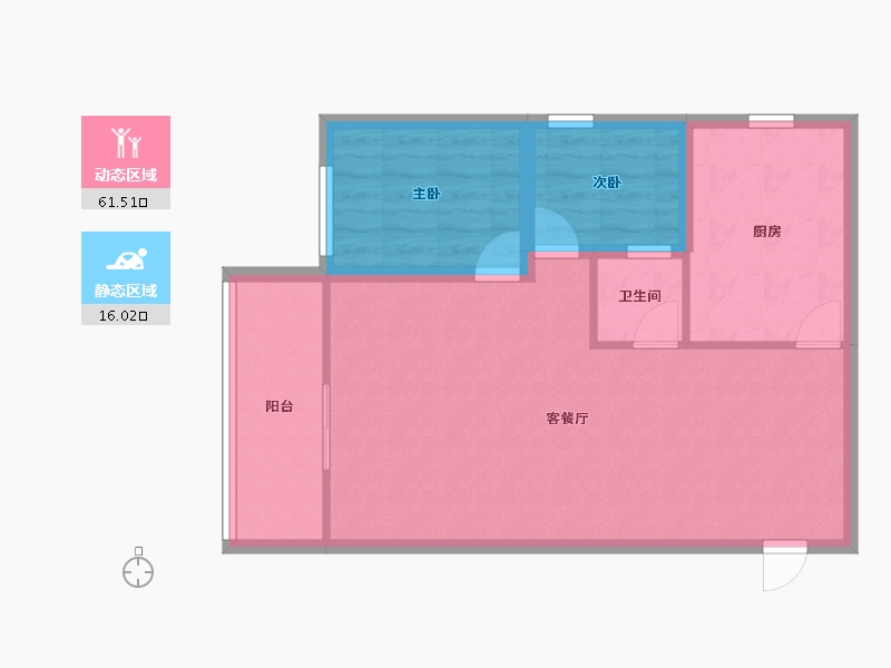 广东省-深圳市-万裕椰风海岸-70.07-户型库-动静分区