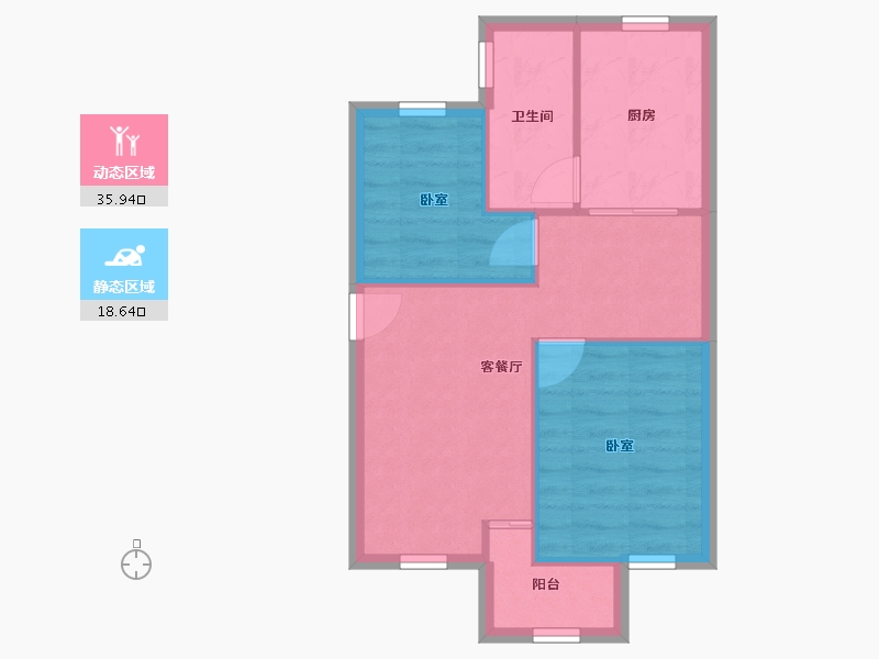 广东省-深圳市-马古岭小区-48.88-户型库-动静分区