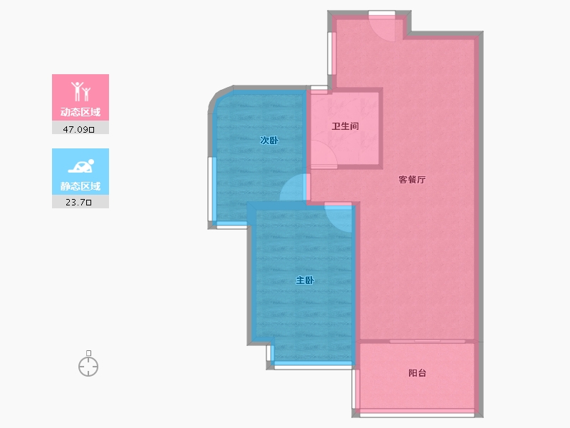 广东省-深圳市-碧榕湾-63.44-户型库-动静分区