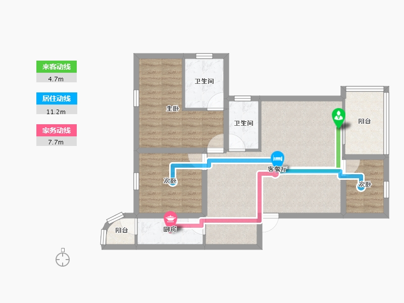 广东省-深圳市-祥祺花园-77.38-户型库-动静线