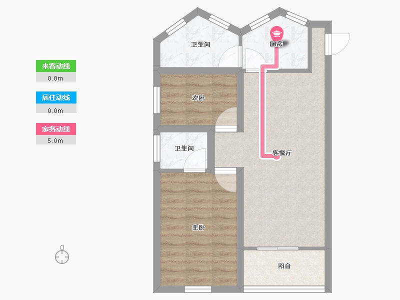 广东省-深圳市-泊林花园-52.98-户型库-动静线