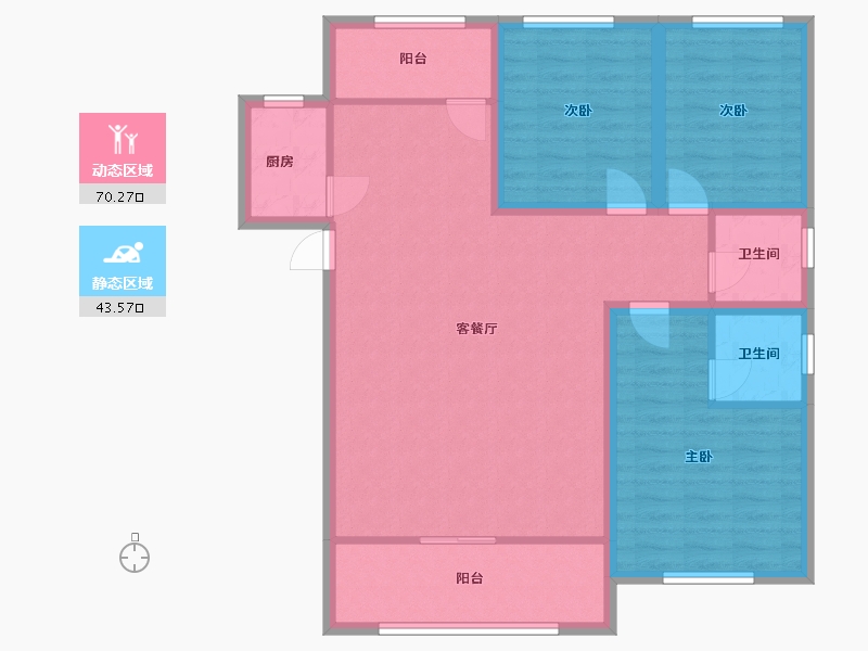 广东省-深圳市-山海翠庐-102.49-户型库-动静分区