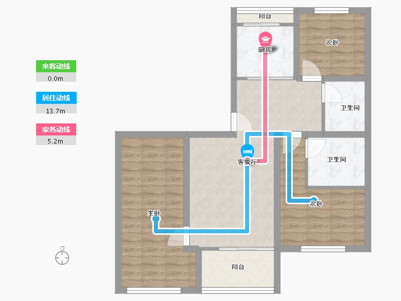 广东省-深圳市-碧榕湾-77.75-户型库-动静线