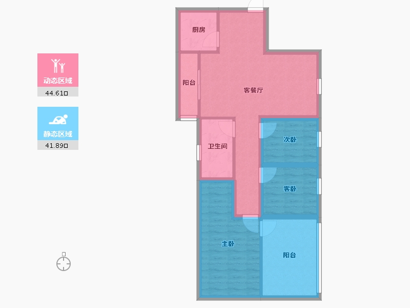 广东省-深圳市-海富花园-76.52-户型库-动静分区