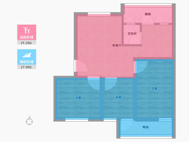 广东省-深圳市-大塘垅小区-46.05-户型库-动静分区