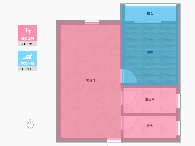 广东省-深圳市-风格名苑-39.96-户型库-动静分区