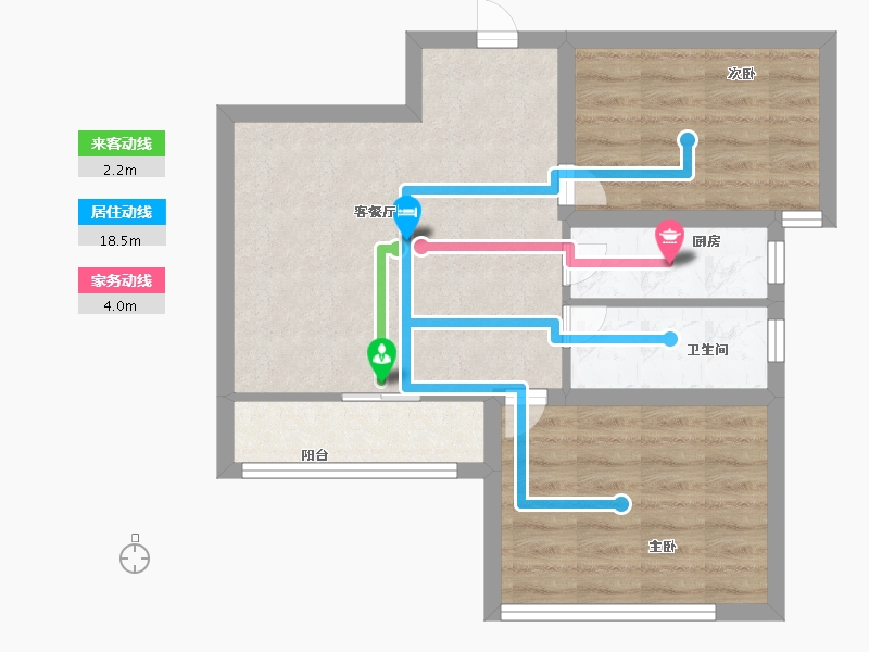 广东省-深圳市-新银座大厦-55.19-户型库-动静线