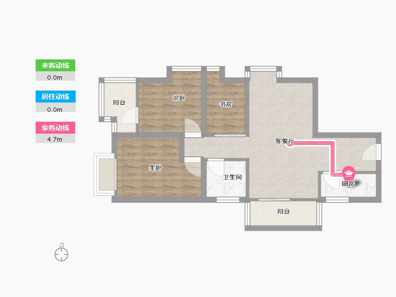 广东省-深圳市-时代骄子大厦-62.20-户型库-动静线