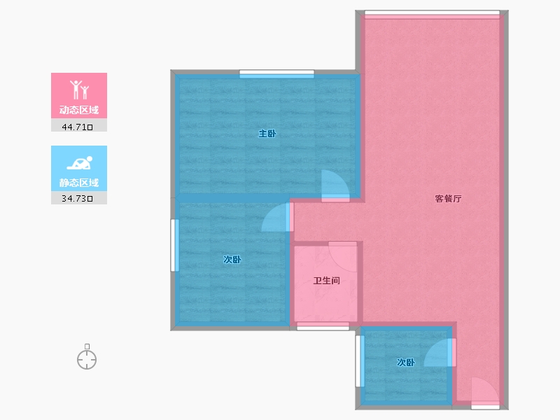 广东省-深圳市-南粤山庄-71.21-户型库-动静分区