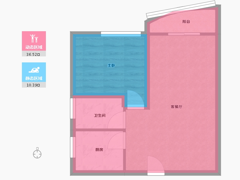 广东省-深圳市-鸿洲新都-41.81-户型库-动静分区