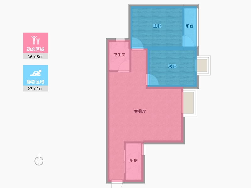 广东省-深圳市-东悦名轩-52.15-户型库-动静分区