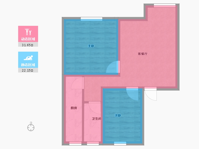 广东省-深圳市-滨苑住宅小区-46.96-户型库-动静分区