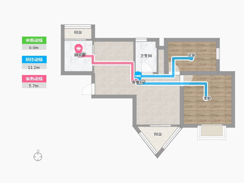 广东省-深圳市-金鼎大厦-52.65-户型库-动静线