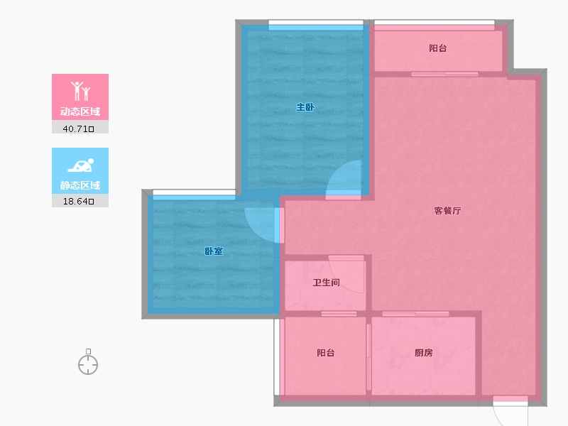 广东省-深圳市-友邻公寓-52.73-户型库-动静分区