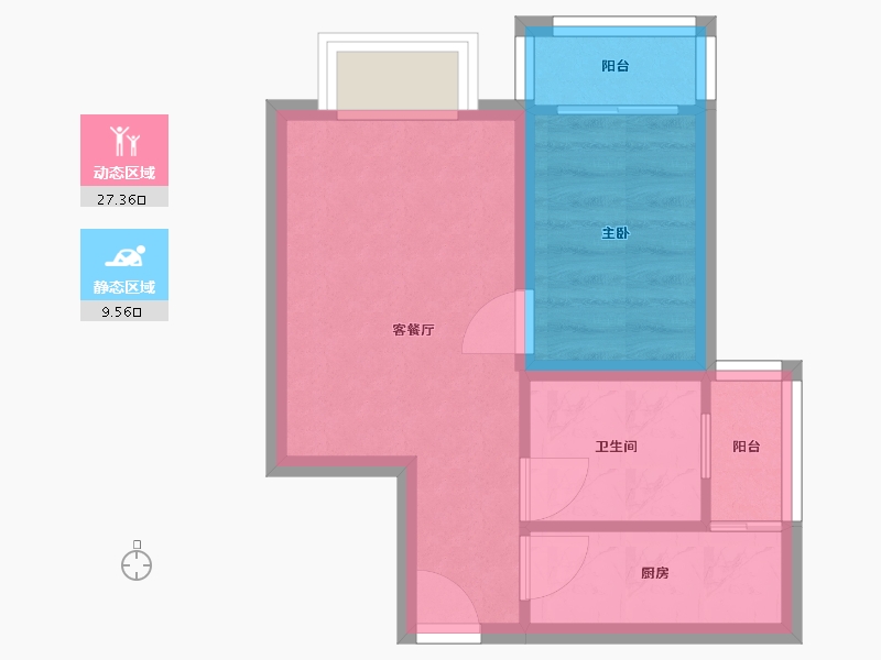 广东省-深圳市-鼎太风华(七期)-32.08-户型库-动静分区