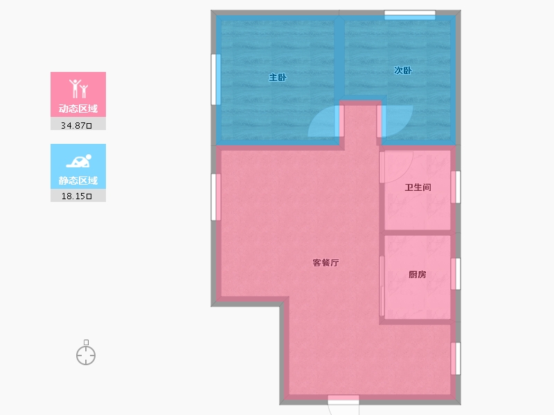 广东省-深圳市-钜建大厦-46.94-户型库-动静分区