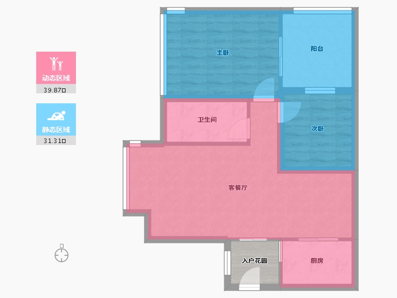 广东省-深圳市-凤凰花苑-66.84-户型库-动静分区