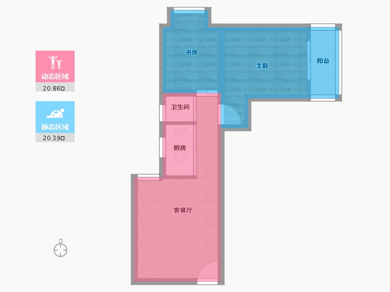 广东省-深圳市-长丰苑-35.73-户型库-动静分区