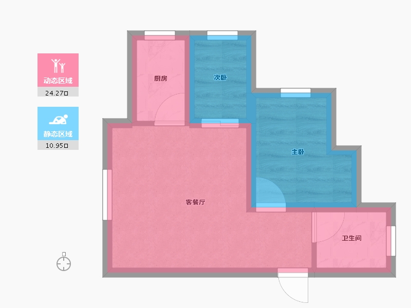 广东省-深圳市-庐山花园-30.33-户型库-动静分区