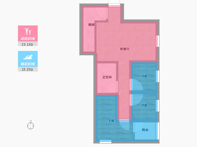 广东省-深圳市-海富花园-32.05-户型库-动静分区