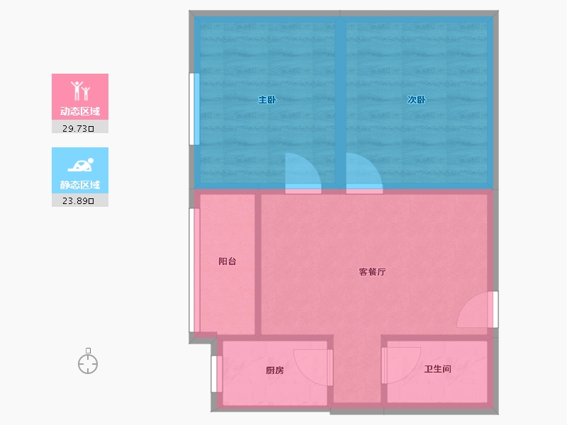 广东省-深圳市-桂木园小区-47.46-户型库-动静分区