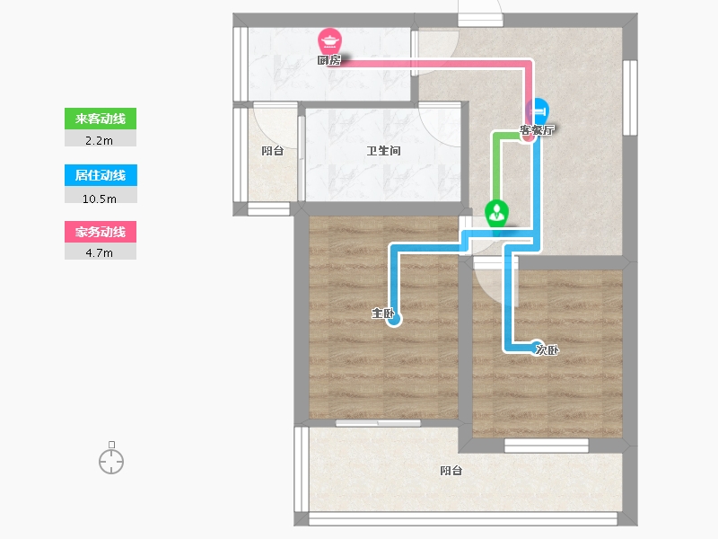 广东省-深圳市-鼎太风华(七期)-47.30-户型库-动静线