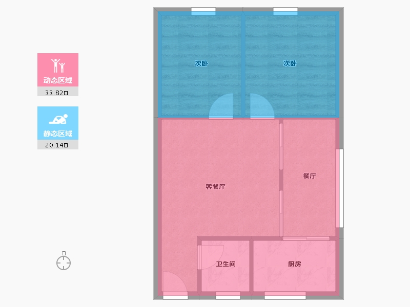 福建省-福州市-西洪小区-57.00-户型库-动静分区