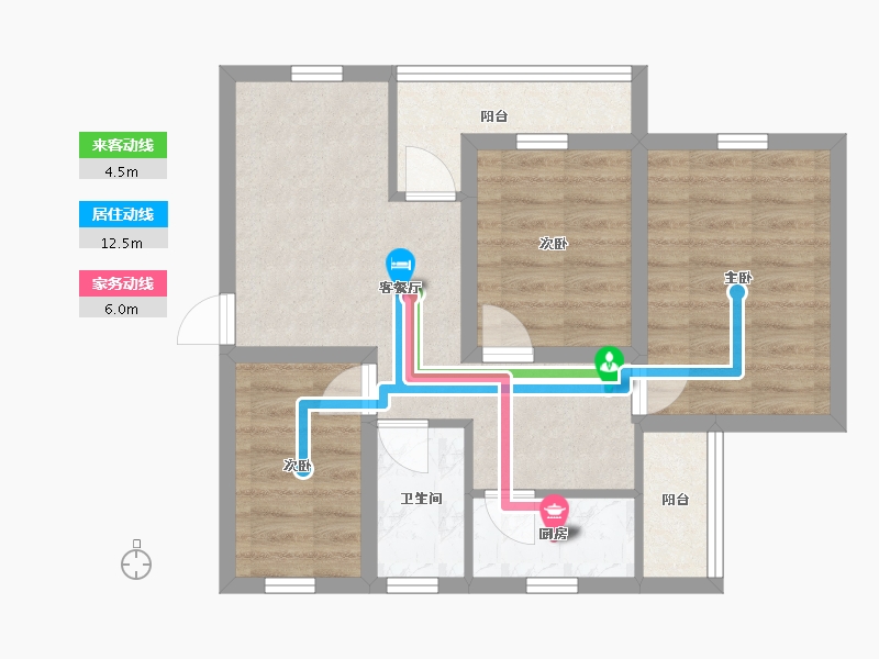 广东省-深圳市-马古岭小区-58.52-户型库-动静线