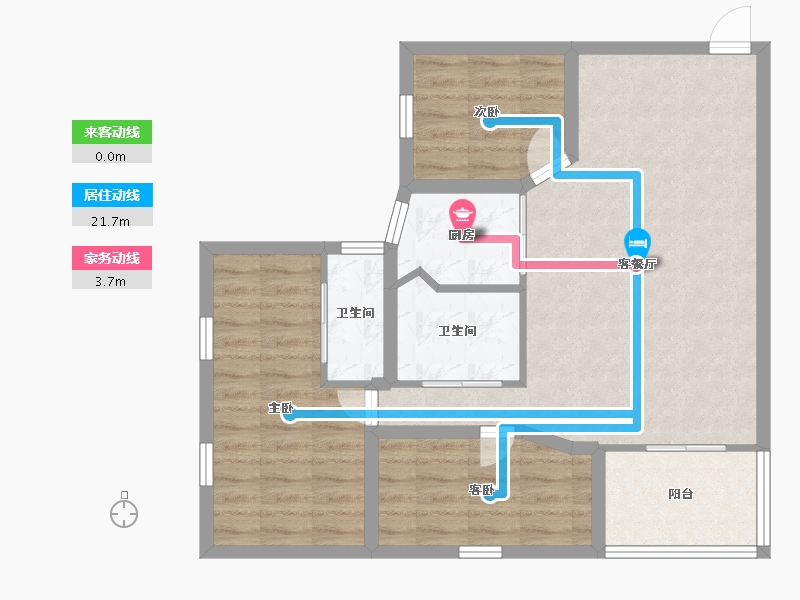 广东省-深圳市-金丽豪苑-75.82-户型库-动静线