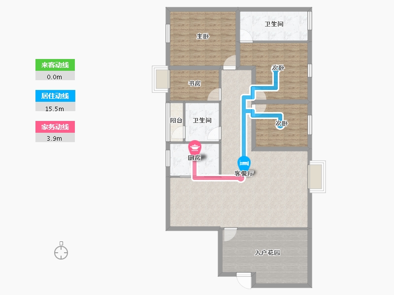 广东省-深圳市-港湾丽都-122.51-户型库-动静线