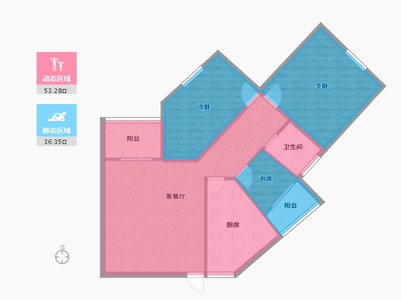 广东省-深圳市-庐山花园-80.73-户型库-动静分区