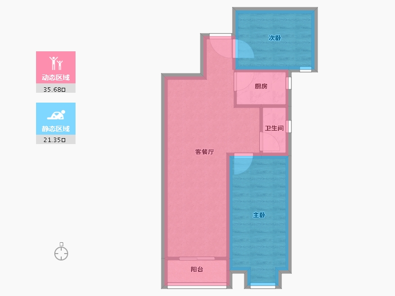 广东省-深圳市-长丰苑-50.12-户型库-动静分区