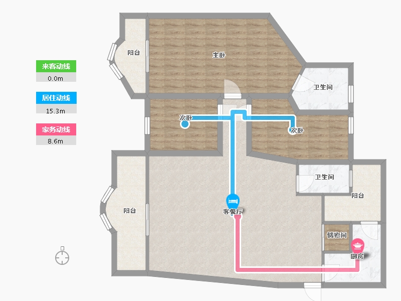 广东省-深圳市-汇宾广场-120.40-户型库-动静线