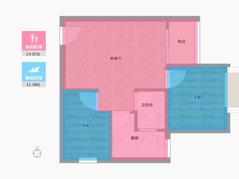 广东省-深圳市-华清园安业花园-33.23-户型库-动静分区