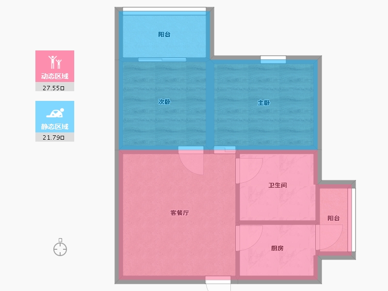 广东省-深圳市-风格名苑-43.33-户型库-动静分区