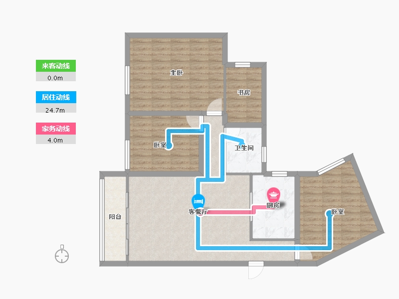 广东省-深圳市-恒丰理想居-98.05-户型库-动静线