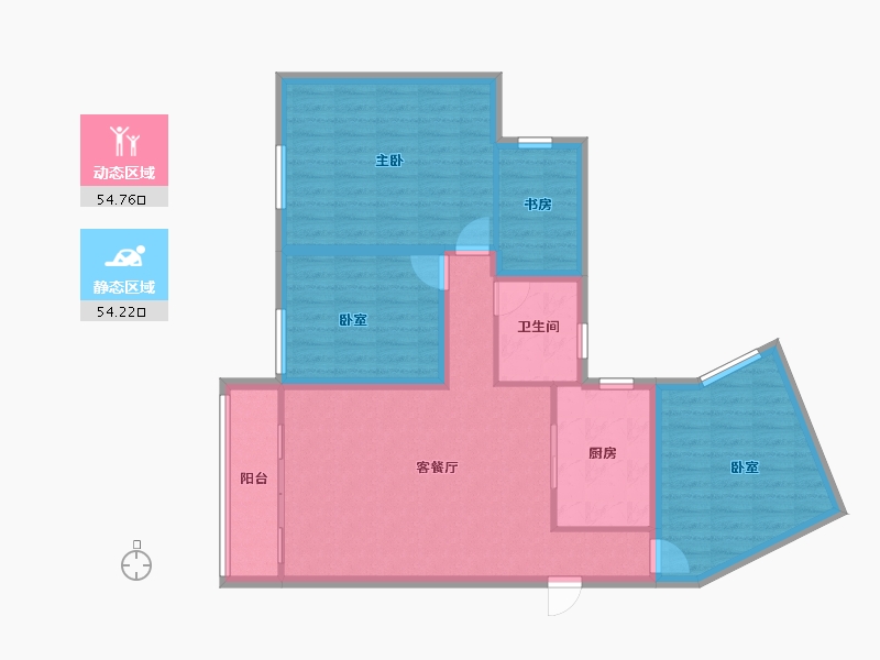 广东省-深圳市-恒丰理想居-98.05-户型库-动静分区