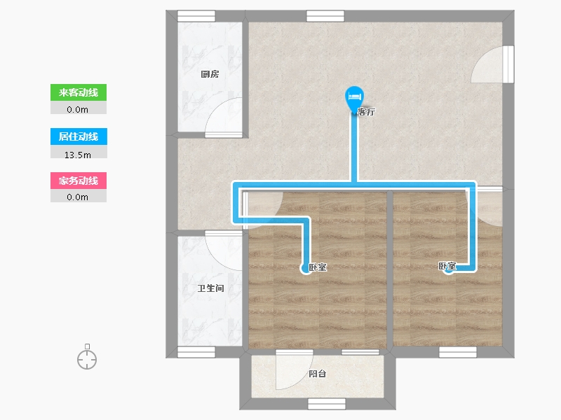 广东省-深圳市-康佳苑-48.43-户型库-动静线