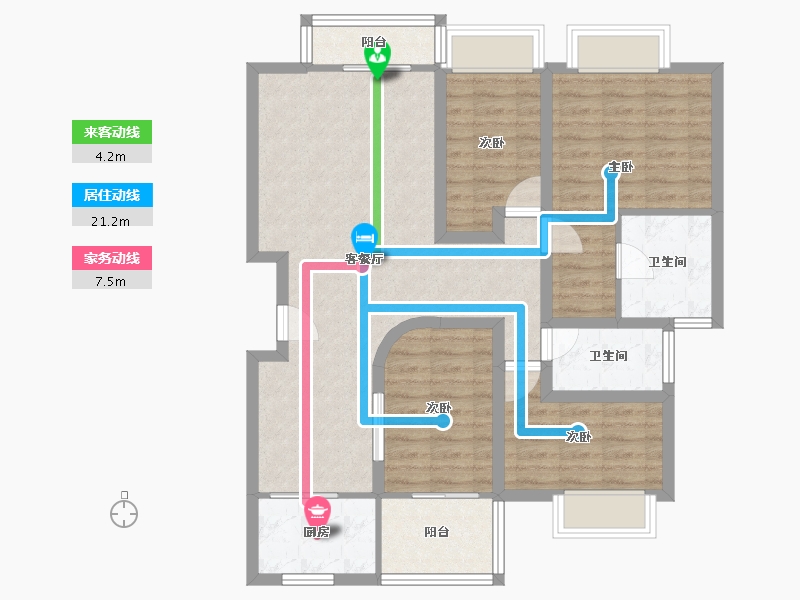 广东省-深圳市-鸣翠谷-93.33-户型库-动静线