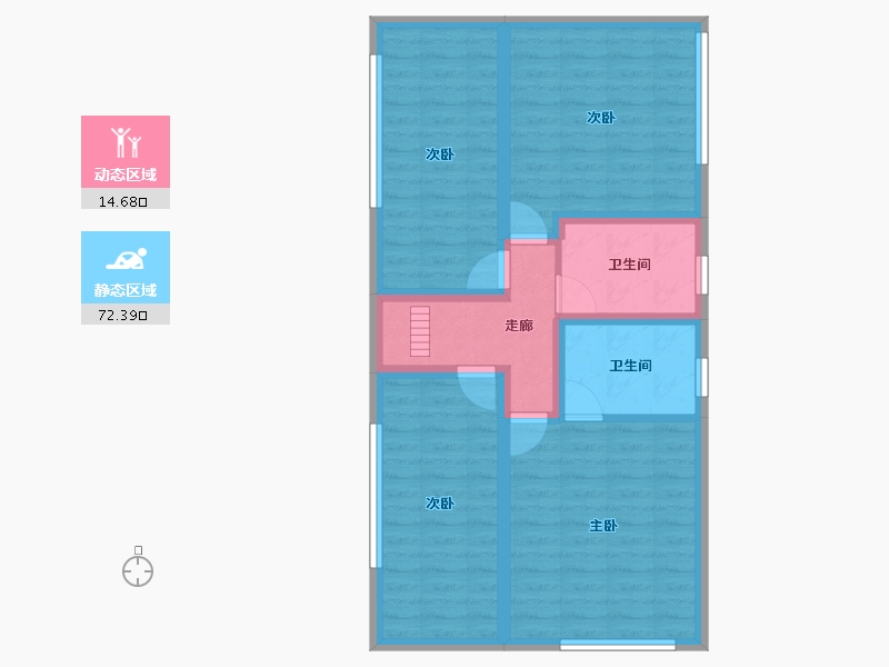 广东省-深圳市-东海万豪广场-76.58-户型库-动静分区