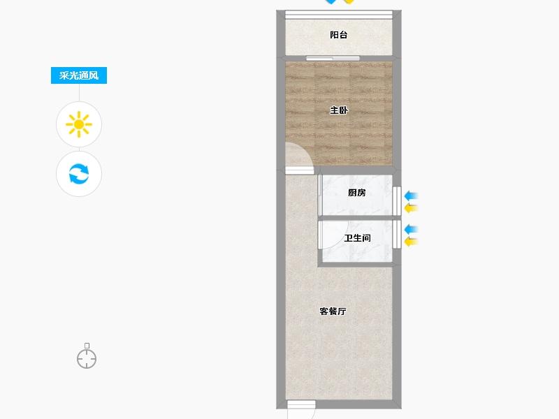 广东省-深圳市-旺业豪苑-30.07-户型库-采光通风