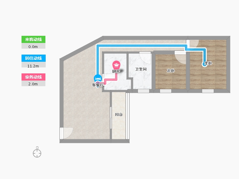 广东省-深圳市-汇鑫花园-47.03-户型库-动静线